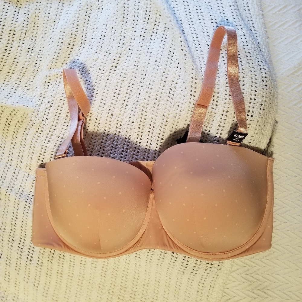 Torrid Rose & Peach Push-Up Multiway Bra - 42DDD
